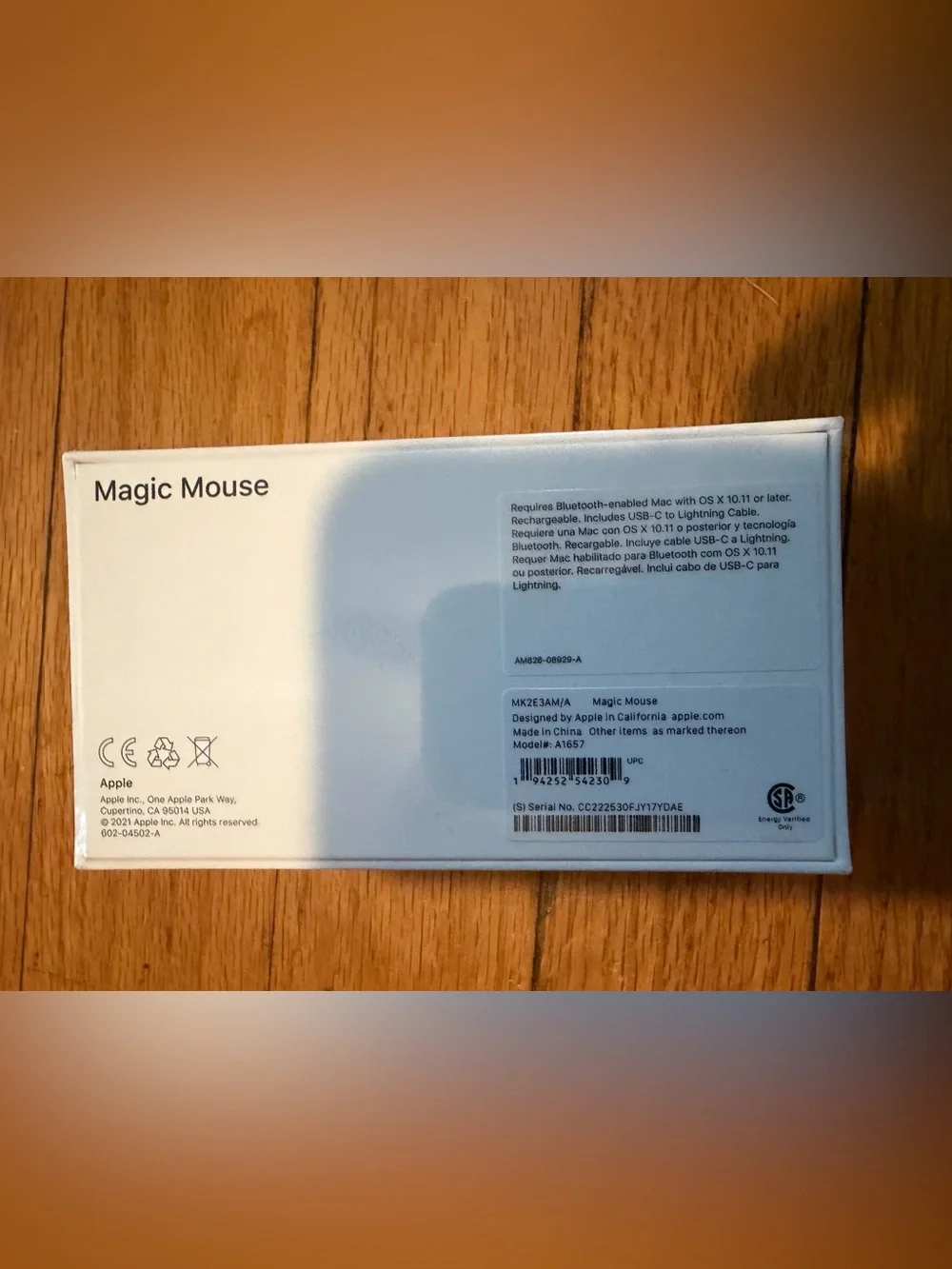 Apple Magic Mouse — USB-C to lightning